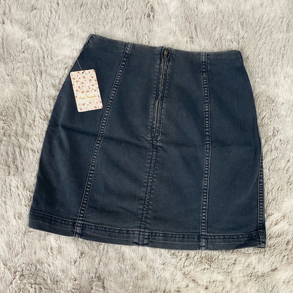 Free People Multicolored Mini Pencil Skirt Casual - Picture 5 of 10